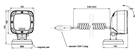 FT-036 LED ALU 2800 MAG-3